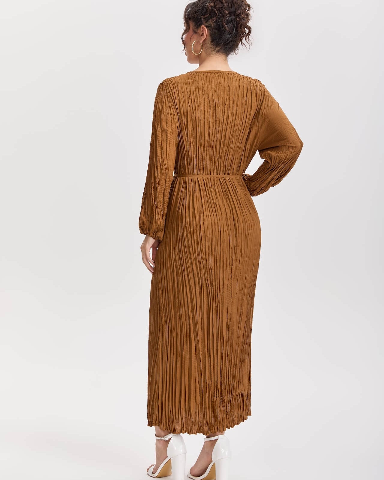 Pleated Long Dress
